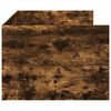 vidaXL Lit de jour avec tiroirs sans matelas chêne fumé 90x200 cm