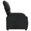 vidaXL Fauteuil inclinable Noir Similicuir