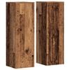 vidaXL Supports pour plantes 2 pcs vieux bois bois d'ing&eacute;nierie