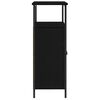 vidaXL Buffet Chêne noir 70 x 30 x 80 cm Bois d'ingénierie