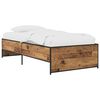 vidaXL Cadre de lit Bois ancien 80 x 200 cm Bois d'ing&eacute;nierie