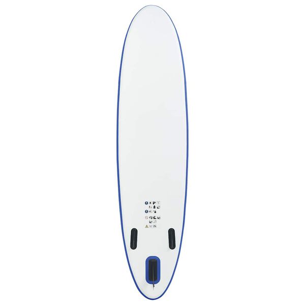 vidaXL Ensemble de planches SUP gonflables Bleu et blanc