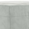 vidaXL Repose-pied Gris clair 70x55x41 cm Velours