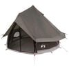 vidaXL Tente Tipi Marron Gris 250 x 250 cm Polyester et Acier