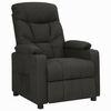 vidaXL Fauteuil Noir Tissu