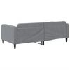vidaXL Lit de repos gris clair 100x200 cm tissu