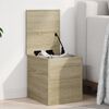 vidaXL Boîte de rangement chêne sonoma 30x35x35 cm bois d'ingénierie