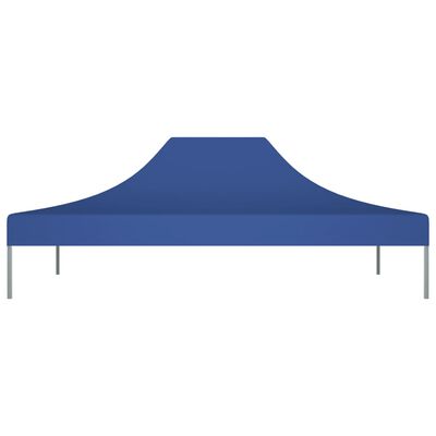 vidaXL Toit de tente de réception 4x3 m Bleu 270 g/m²