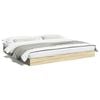 vidaXL Cadre de lit sans matelas ch&ecirc;ne sonoma 180x200 cm