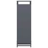 vidaXL Portant de bois chauffage anthracite 44x28x90 cm