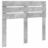 vidaXL Lit de Rangement Gris b&eacute;ton 135 x 190 cm Bois d'ing&eacute;nierie