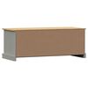vidaXL Meuble TV VIGO gris 106x40x40 cm bois massif de pin