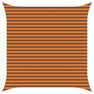 vidaXL Voile d'ombre Orange et marron 3,6 x 3,6 m