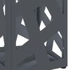 vidaXL Porte-parapluie Anthracite 15,5 x 15,5 x 49 cm M&eacute;tal