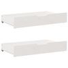 vidaXL Cadre de lit sans matelas blanc 200x200 cm bois massif de pin