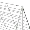 vidaXL Cage &agrave; poules 2 pcs Argent&eacute; 600 x 100 x 210 cm Acier galvanis&eacute;