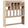 vidaXL T&ecirc;te de lit avec rangement 90 cm en bois de pin massif