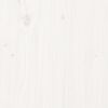 vidaXL Salon de jardin 2 pcs blanc bois de pin massif