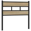 vidaXL T&ecirc;te de lit de remplacement ch&ecirc;ne sonoma 90 cm