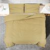 vidaXL Ensemble de housse de couette Taupe 220x240 cm Coton