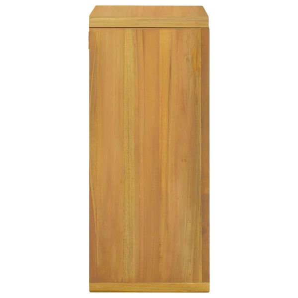 vidaXL Armoire murale de salle de bain 45x30x70 cm Teck solide