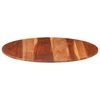 vidaXL Dessus de table bois massif d'acacia rond 15-16 mm 80 cm