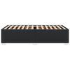 vidaXL Cadre de lit sans matelas noir 80x200 cm similicuir