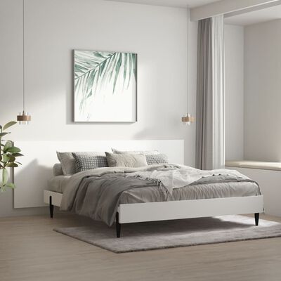vidaXL Tête de lit murale Blanc 240x1,5x80 cm Bois d'ingénierie