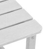 vidaXL Mobilier de jardin lounge 3 pcs Blanc 38 x 38 x 46 cm Plastique