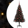 vidaXL Sapin de No&euml;l Noir 120 cm PVC