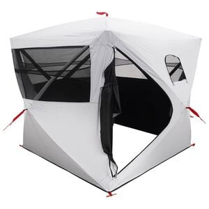 vidaXL Tente de Chasse avec toit Blanc Occultant 143 x 143 x 165 cm