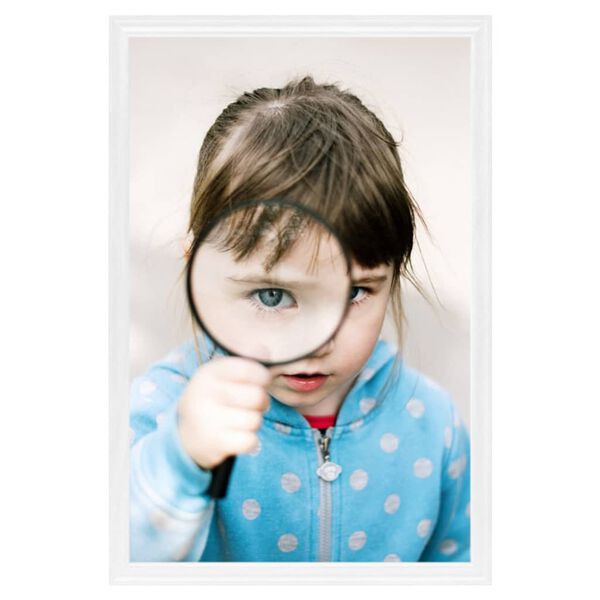 vidaXL Collage de cadres photo 3 pcs de table Blanc 21x29,7 cm MDF