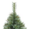vidaXL Sapin de No&euml;l artificiel avec 300 LED Vert 210 cm PE et PVC