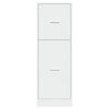 vidaXL Armoire d'apothicaire blanc 40x41x118 cm bois d'ing&eacute;nierie