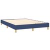 vidaXL Sommier &agrave; lattes de lit avec matelas Bleu 140x190 cm Tissu