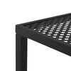 vidaXL Table de jardin Noir 180x83x72 cm Acier