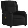 vidaXL Fauteuil de massage inclinable noir similicuir