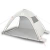 vidaXL Tente de plage gris imperm&eacute;able