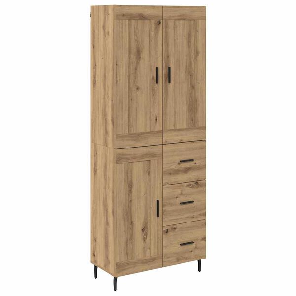 vidaXL Haut Armoire 2 pcs Ch&ecirc;ne artisanal Bois d'ing&eacute;nierie