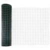 vidaXL Cl&ocirc;ture Euro avec poteau 10 x 1 m Acier recouvert de PVC Vert