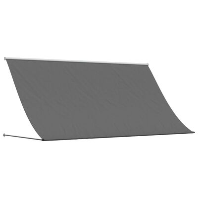 vidaXL Auvent rétractable anthracite 300x150 m tissu et acier