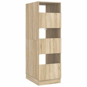 vidaXL Armoire &agrave; Laver Sonoma 50 x 68 x 162 cm Bois d'ing&eacute;nierie