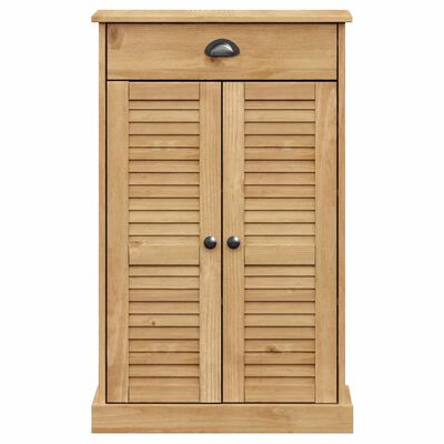 vidaXL Armoire à chaussures VIGO 60x35x96 cm bois massif de pin