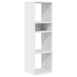 vidaXL Biblioth&egrave;que blanc 34x31x112 cm bois d'ing&eacute;nierie