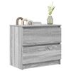 vidaXL Meuble TV sonoma gris 60x35x54 cm bois d'ing&eacute;nierie