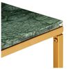 vidaXL Table basse Vert 60x60x35 cm Pierre v&eacute;ritable et texture marbre