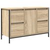 vidaXL Meuble sous-vasque avec tiroirs ch&ecirc;ne sonoma 90x34,5x60 cm
