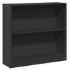 vidaXL Biblioth&egrave;que Noir 80x24x75 cm Bois d'ing&eacute;nierie