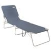 Outwell Chaise longue pliable Tenby Bleu océan