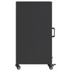 vidaXL Buffet noir 36x39x72 cm acier